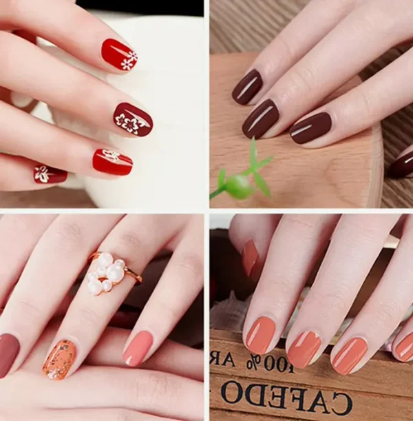 Latest Nail Polish Set (Ten Pieces) - Eco-Friendly, Fast Dry, Easy Peel
