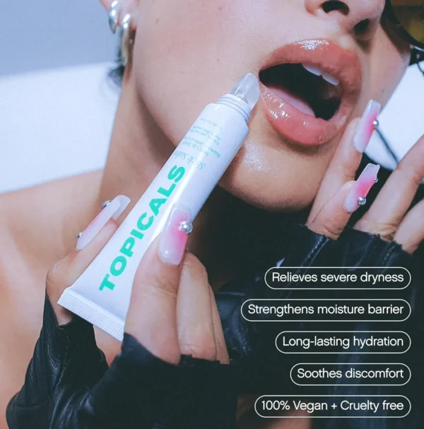 Minty Glossy Lip Balm - Soothes & Moisturizes (0.5 Fl Oz)
