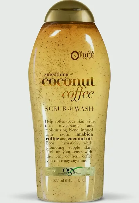 OGX's Smoothing Coconut Coffee Body Exfoliant, 19.5 Fl Oz