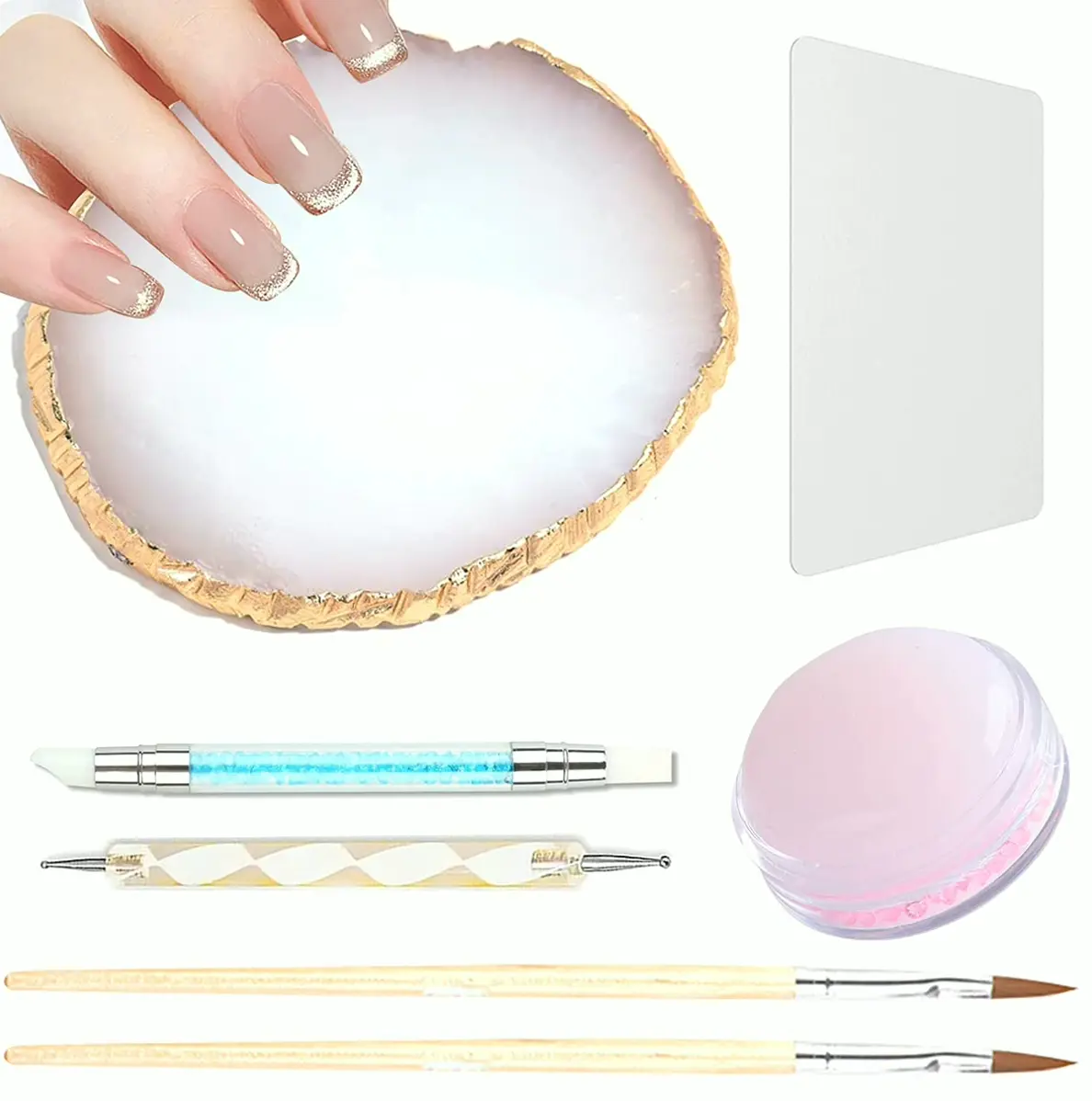 Epoxy Nail Art Palette with Accessories