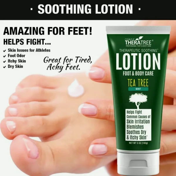 Tea Tree Oil Lotion for Foot: Relieves Discomfort, Smell