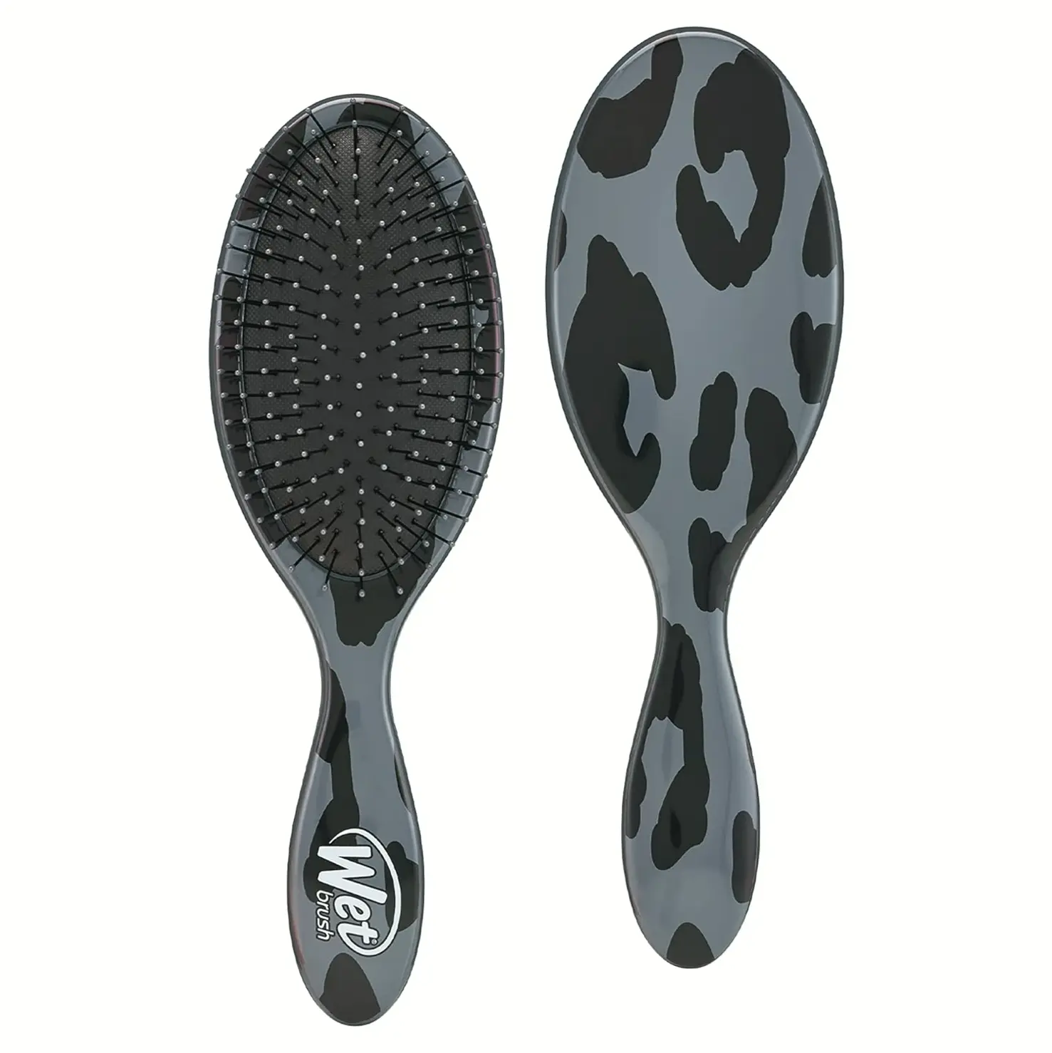 Moisture Comb Original Detangler, Gray Leopard Print