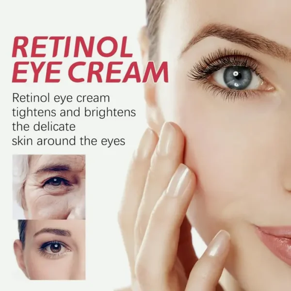 Retinol Eye Cream with Hyaluronic H2O & Collagen - Anti-Aging Solution for Fine Lines, Hydration