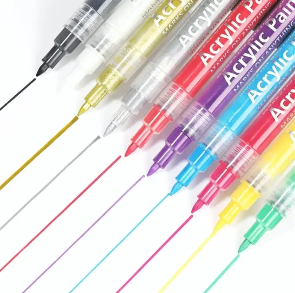 Single 3D Nail Marker, Sixteen Shades, Fast Drying