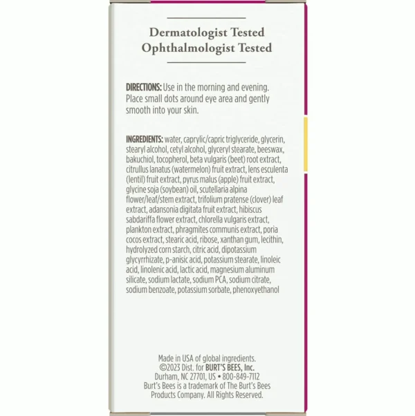 Lifting Under-Eye Treatment with Natural Bakuchiol