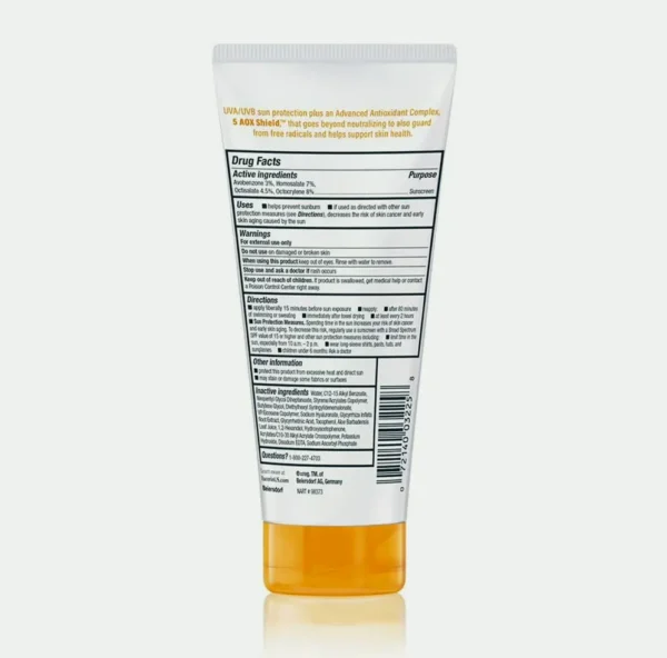 Eucerin Advanced Moisture SPF50 Sunblock Lotion, 5 Fl Oz