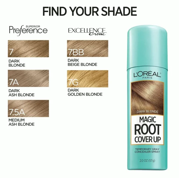L’Oréal  Miracle Root Concealer Up Mist Color 2 oz|(Varied Packaging)