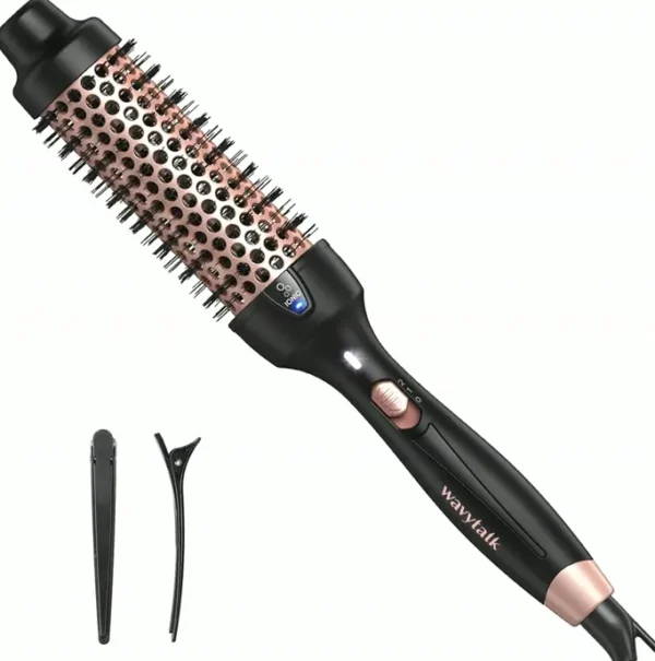 Wavytalk Pro Thermal Brush to Get Blowout Style, 1 1/2 Inch Ion Circular Brush