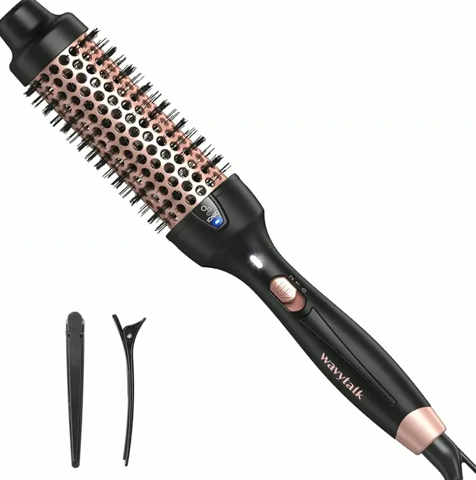 Wavytalk Pro Thermal Brush to Get Blowout Style, 1 1/2 Inch Ion Circular Brush