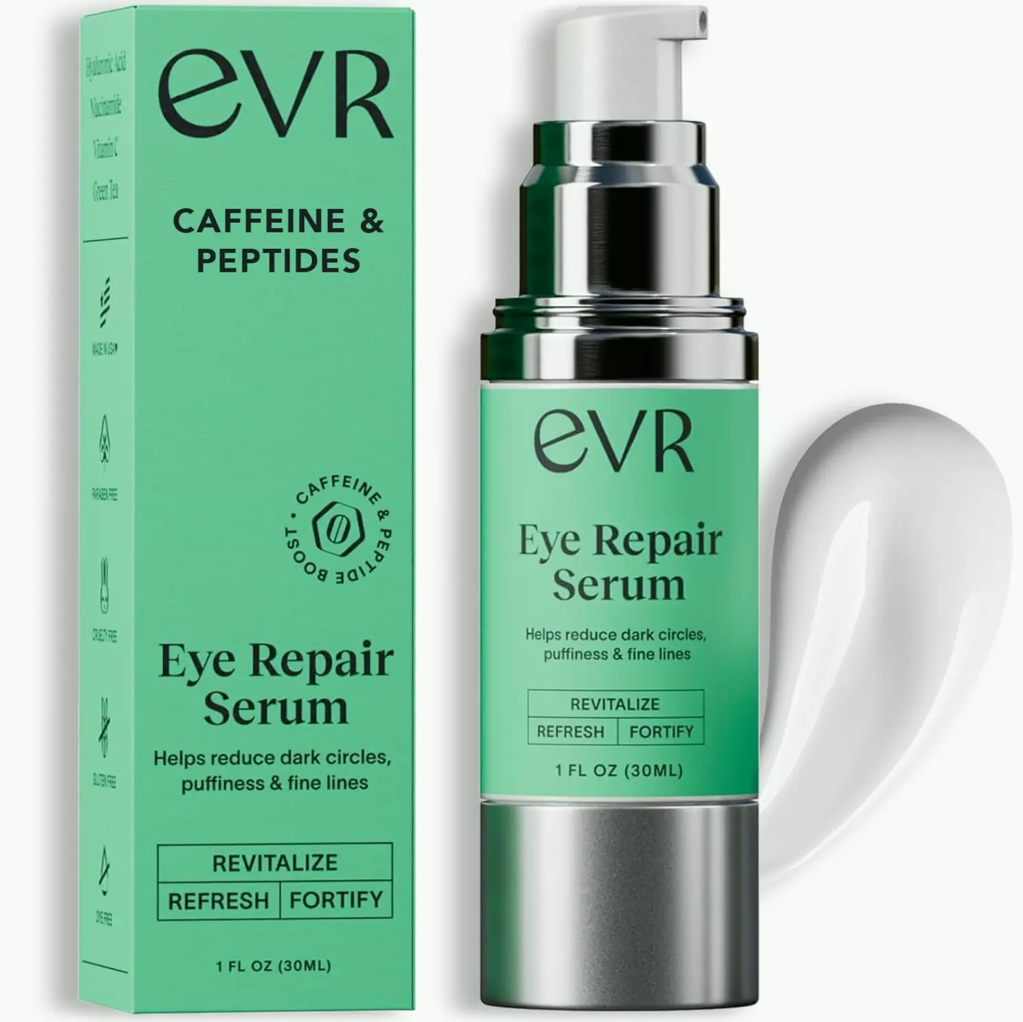 Caffeine Serum to Dark Circles, Puffiness, Wrinkles 1 Ounce