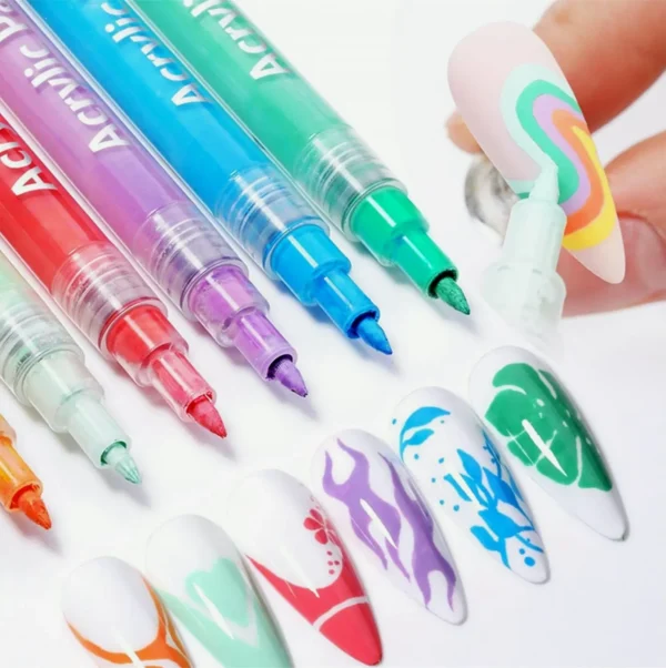 Single 3D Nail Marker, Sixteen Shades, Fast Drying
