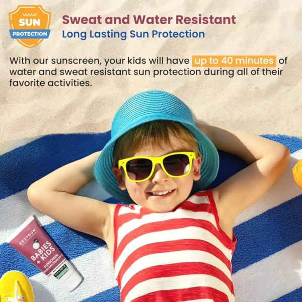 Children Natural SPF 50 Sunblock with Aloe Extract