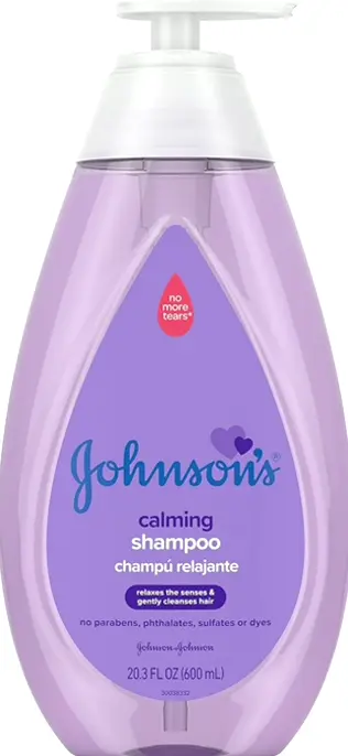 Johnson & Johnson Soothing Baby Shampoo, Hypoallergenic, NaturalCalm Scent, 20.3 fl. oz