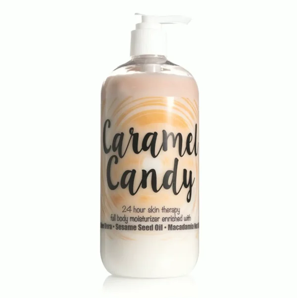 24-Hour Body Treatment Moisturizer - Caramel Fragrance, 16 Ounces, No Parabens, USA-Made