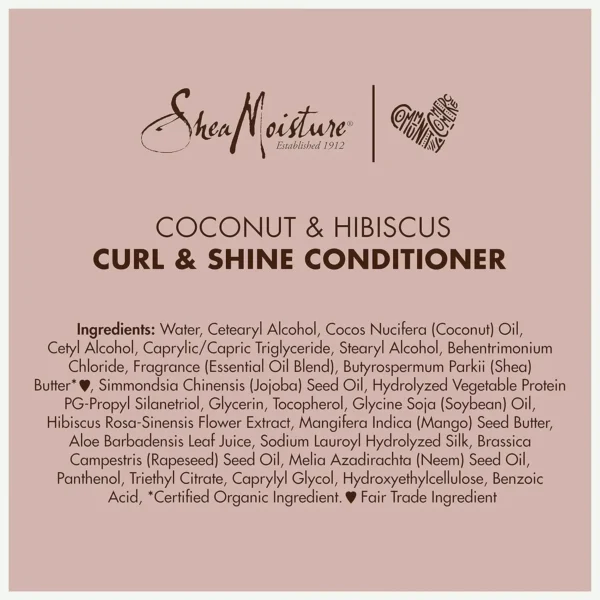 SheaMoisture Coco & Hibiscus Curl & Shine Moisturizer, 13 Fl Oz