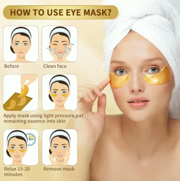 POSTA's 24-Karat Gold-infused Under-Eye Mask Treatment, 50 Pairs