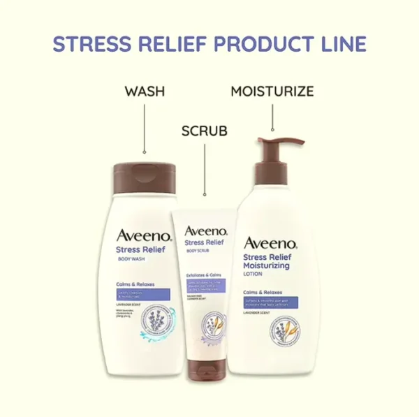 Aveeno Stress Relaxation Shower Wash, 18 fl. oz