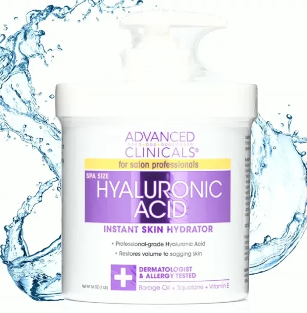 Professional Medicals Hyaluronan Acid Moisturizer & Facial Care, 16 Oz