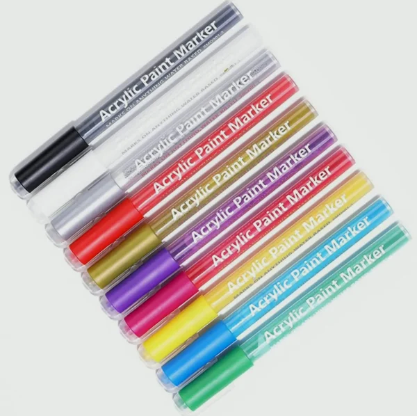 Single 3D Nail Marker, Sixteen Shades, Fast Drying