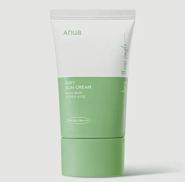 ANUA Sun Cream SPF 50+, 50ml, Moisturizing
