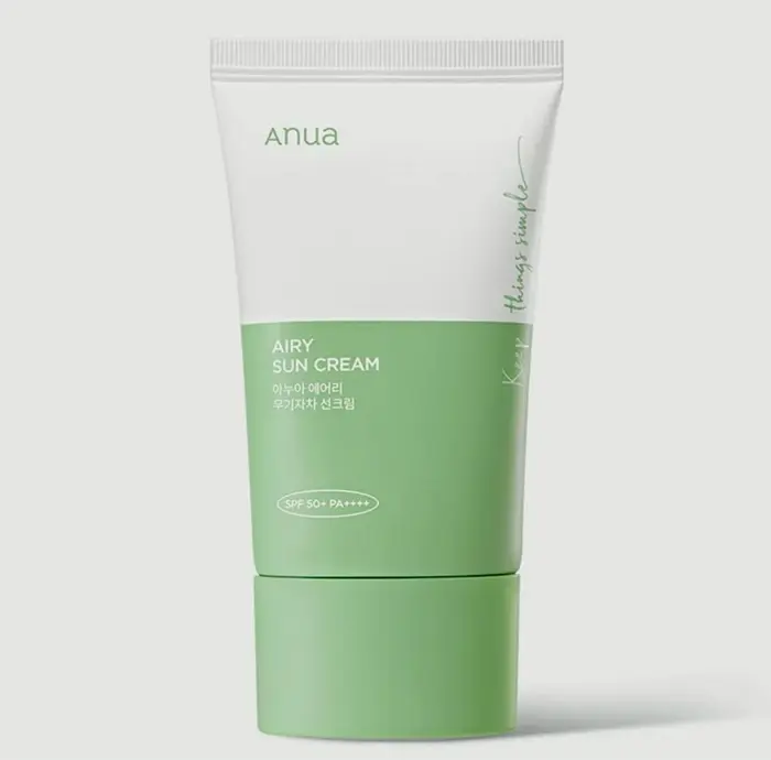 ANUA Sun Cream SPF 50+, 50ml, Moisturizing