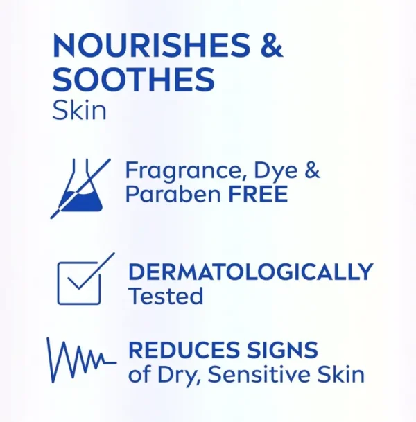 Nivea Gentle and Radiant Body Lotion, Fragrance-Free, 16.9 Oz