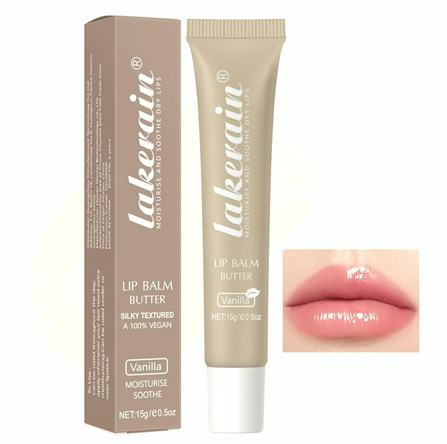 Erinde Hydrating Lip Butter Mask - Vanilla