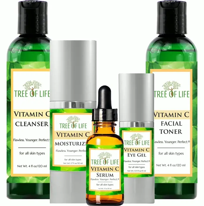 Vitamin C Skincare Set: Moisturizer & Others