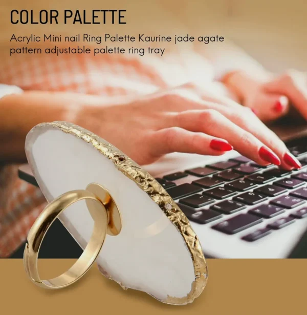Acrylic Stone Nail Art Mixing Plate