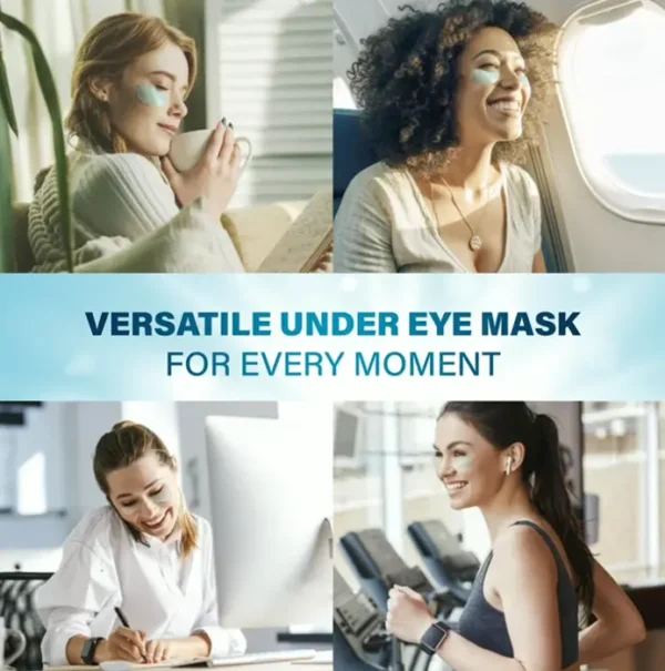 Eye Pads for Puffy Under-Eyes, 60 Pieces Collagen Pads Mask