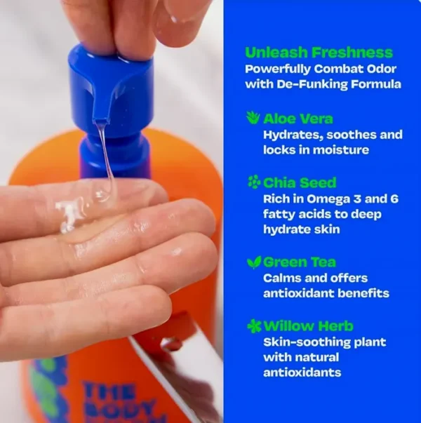 Kids Foaming Fruit-Scented Shower Wash for Boys - Gentle Formula - 14 Oz