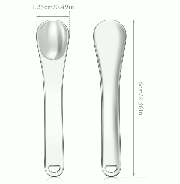 Mini Metal Cosmetic Spatula for Beauty