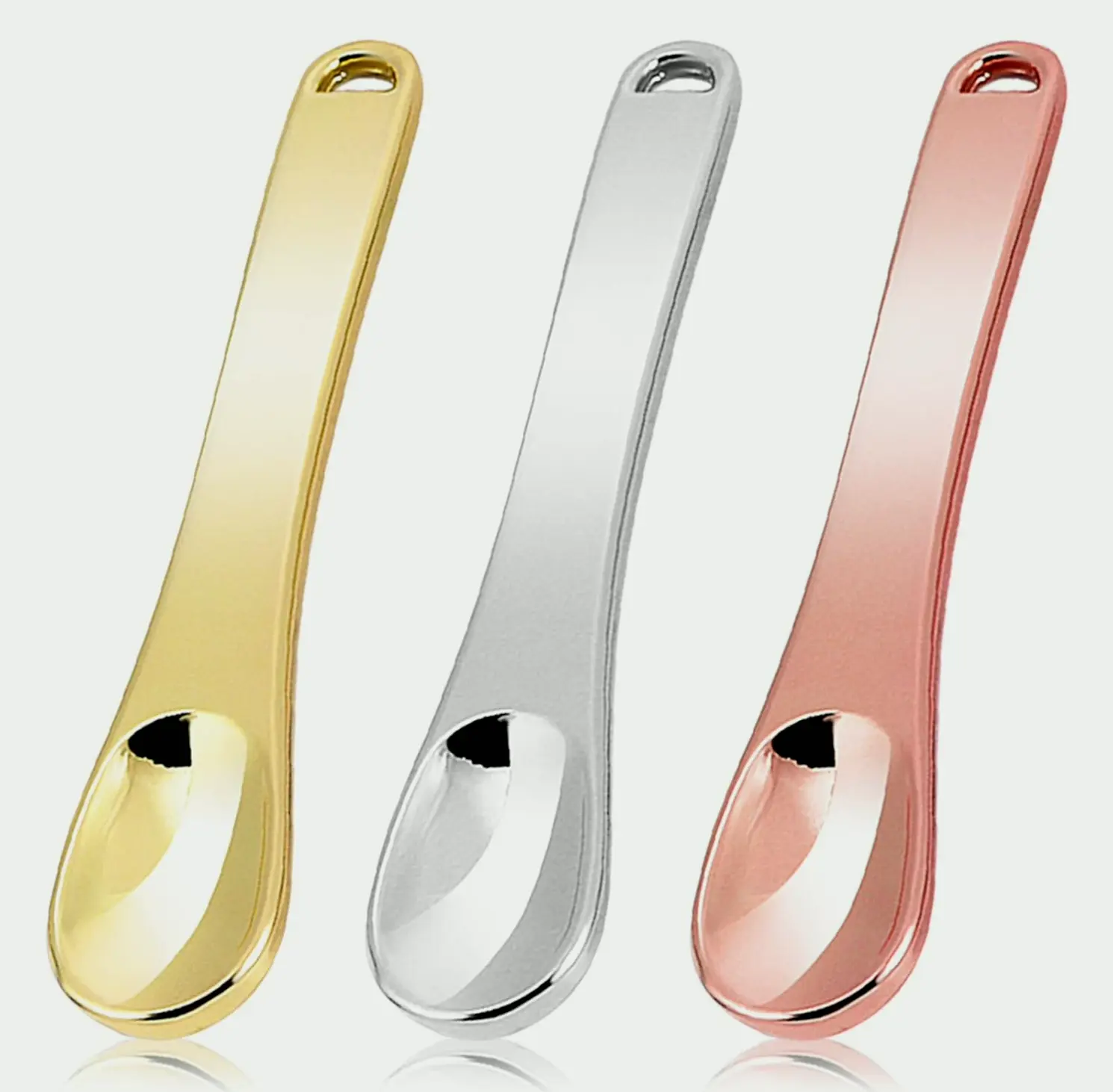 Mini Metal Cosmetic Spatula for Beauty