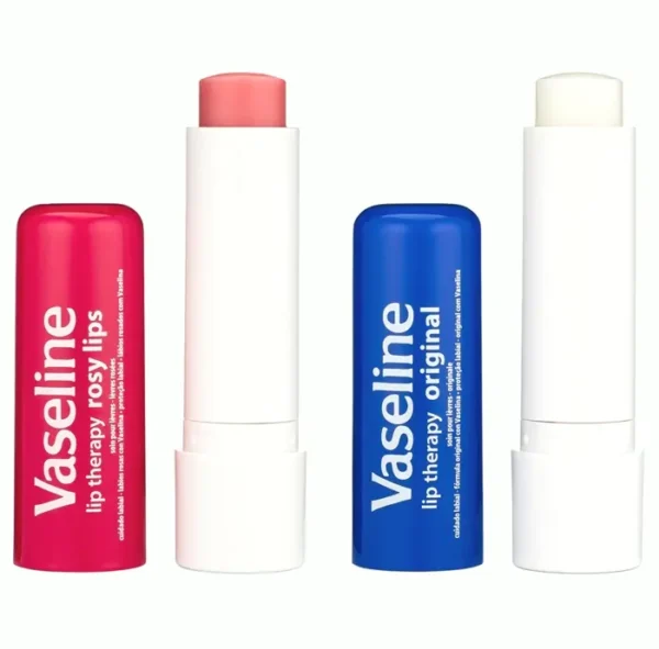 Vaseline Lip Therapy Set – Classic + Rosy Hydrating Balm, 0.16 Oz Each
