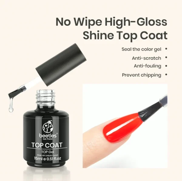 Nail Top & Coat Set - Glossy & Long Lasting