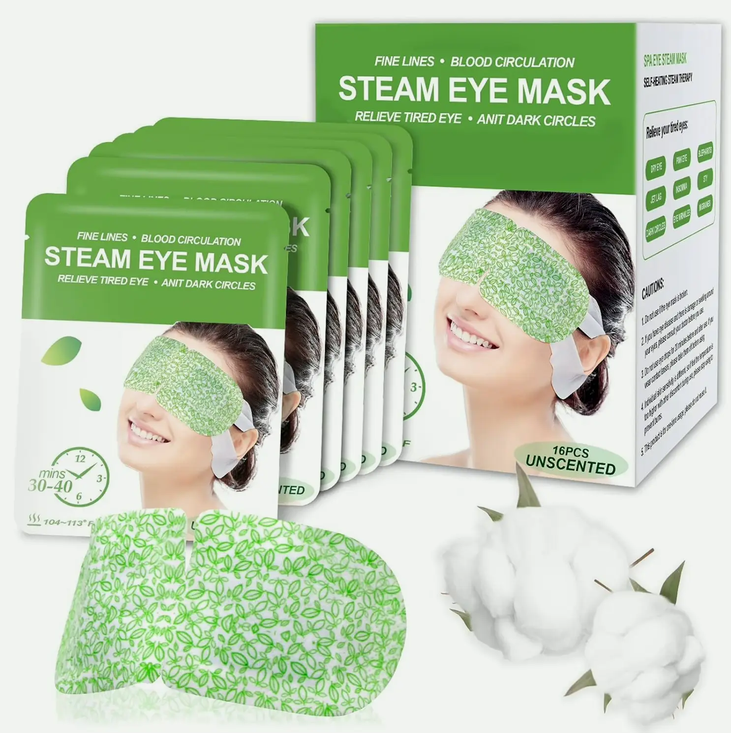 Warm Spa Eye Mask for Soothe Dry Eyes