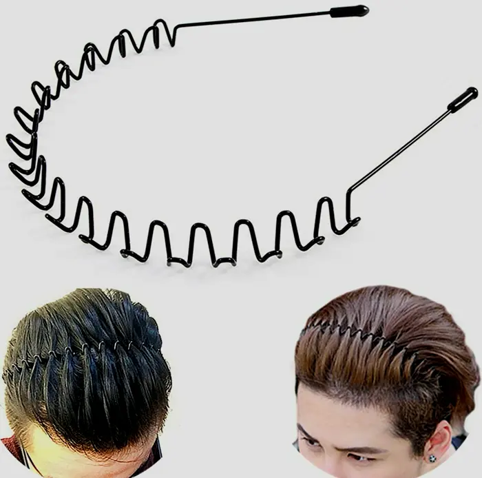 Metal Hair Accessory Unisex Dark Spring Hairband