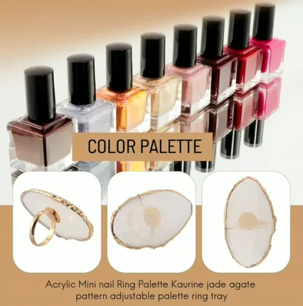 Acrylic Stone Nail Art Mixing Plate