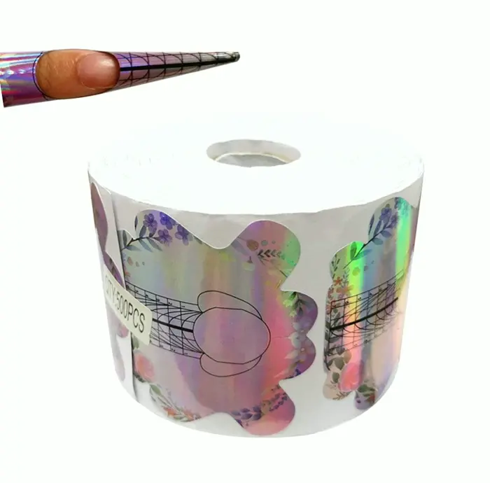500 Pieces Stiletto Gel Tips Shiny Forms