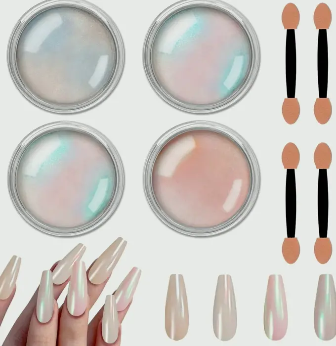Allstarry Chrome Manicure Pigment Kit