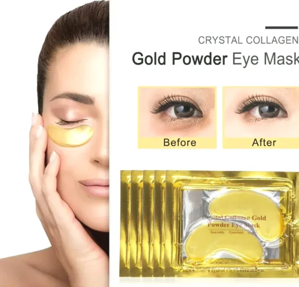 24K Eye Patch for Eye Bags & Puffiness, 25 Pairs