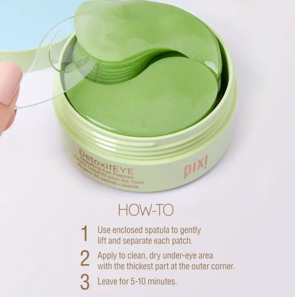 Pixi Hydrating Under-Eye Pads, HA, 24K Gold & Coffee, 60 Patches