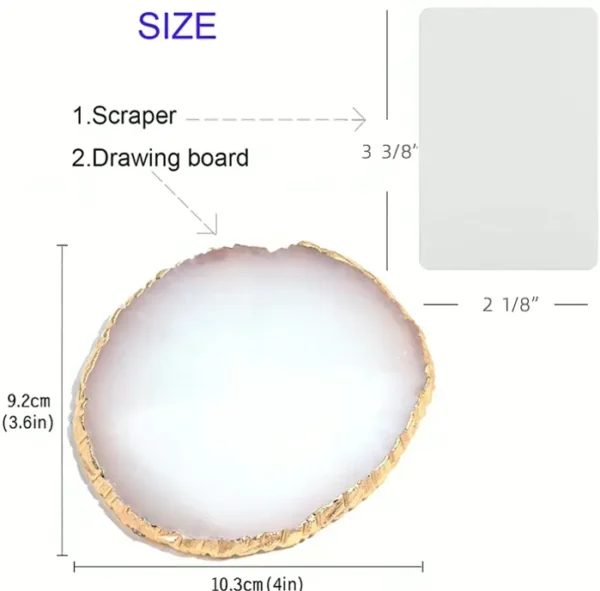 Epoxy Nail Art Palette with Accessories