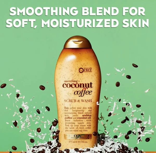 OGX's Smoothing Coconut Coffee Body Exfoliant, 19.5 Fl Oz