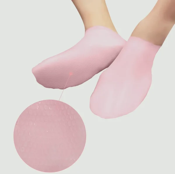 Hydrating Silicone Footwear for Dry Feet - 3 Pairs
