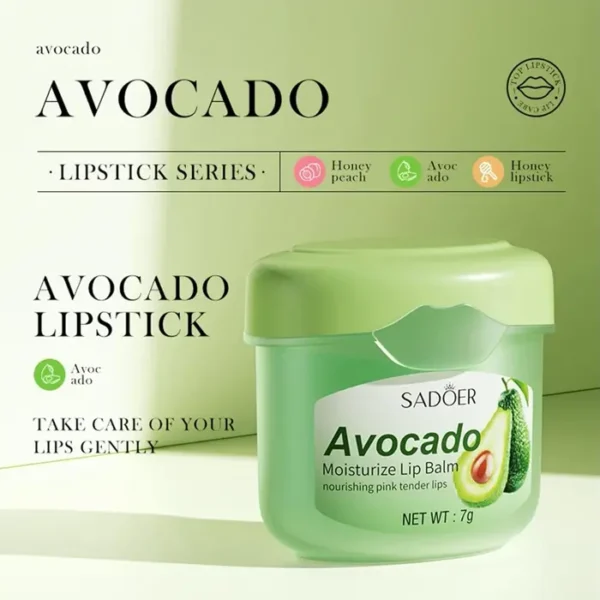 Avocado-based Lip Balm, Hydration for Dry Crack Lips