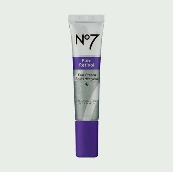 No7 Pure Retinol Under Eye Cream and Peptides + Shea Fine Line Reduction (0.5 oz)