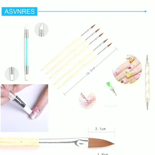 Epoxy Nail Art Palette with Accessories