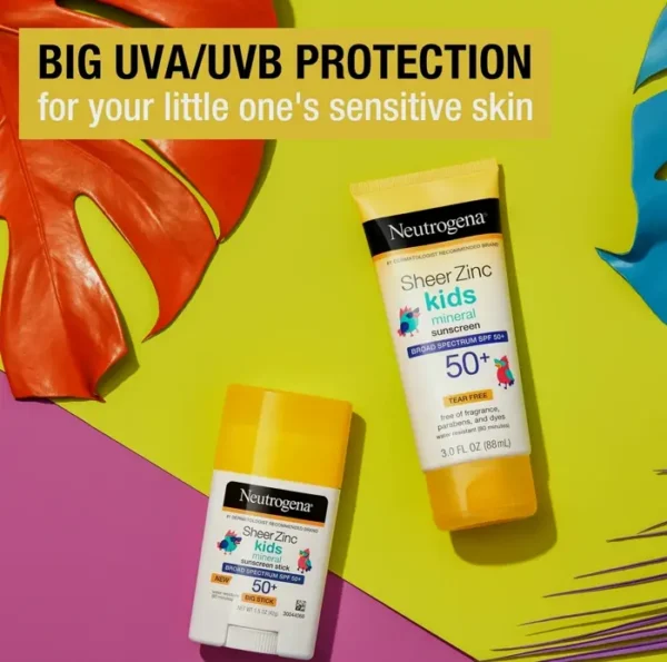 Neutrogena Children's Natural Sunscreen Stick Sun Protection Factor 50+