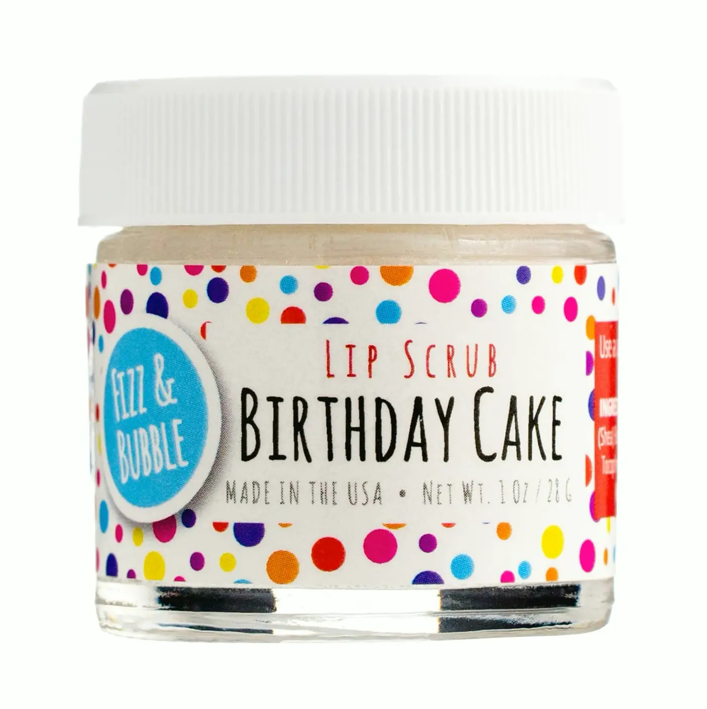 Fizz & Bubble Premium Lip Exfoliator (Birthday Cake)